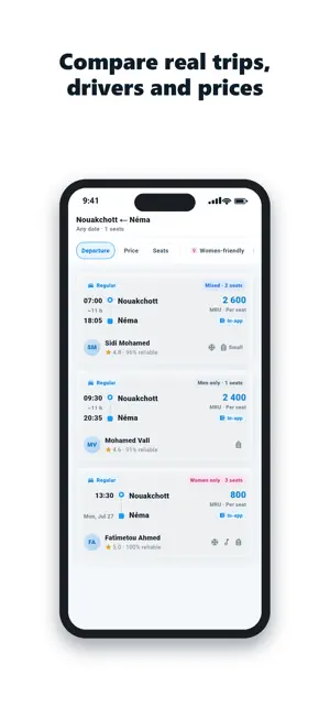 Tfag — Intercity Carpooling screenshot 3