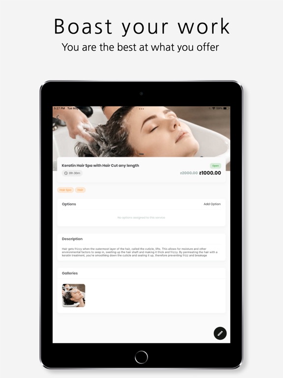 Zylu: Salon Software & POS iPad screenshot 4 - Business app