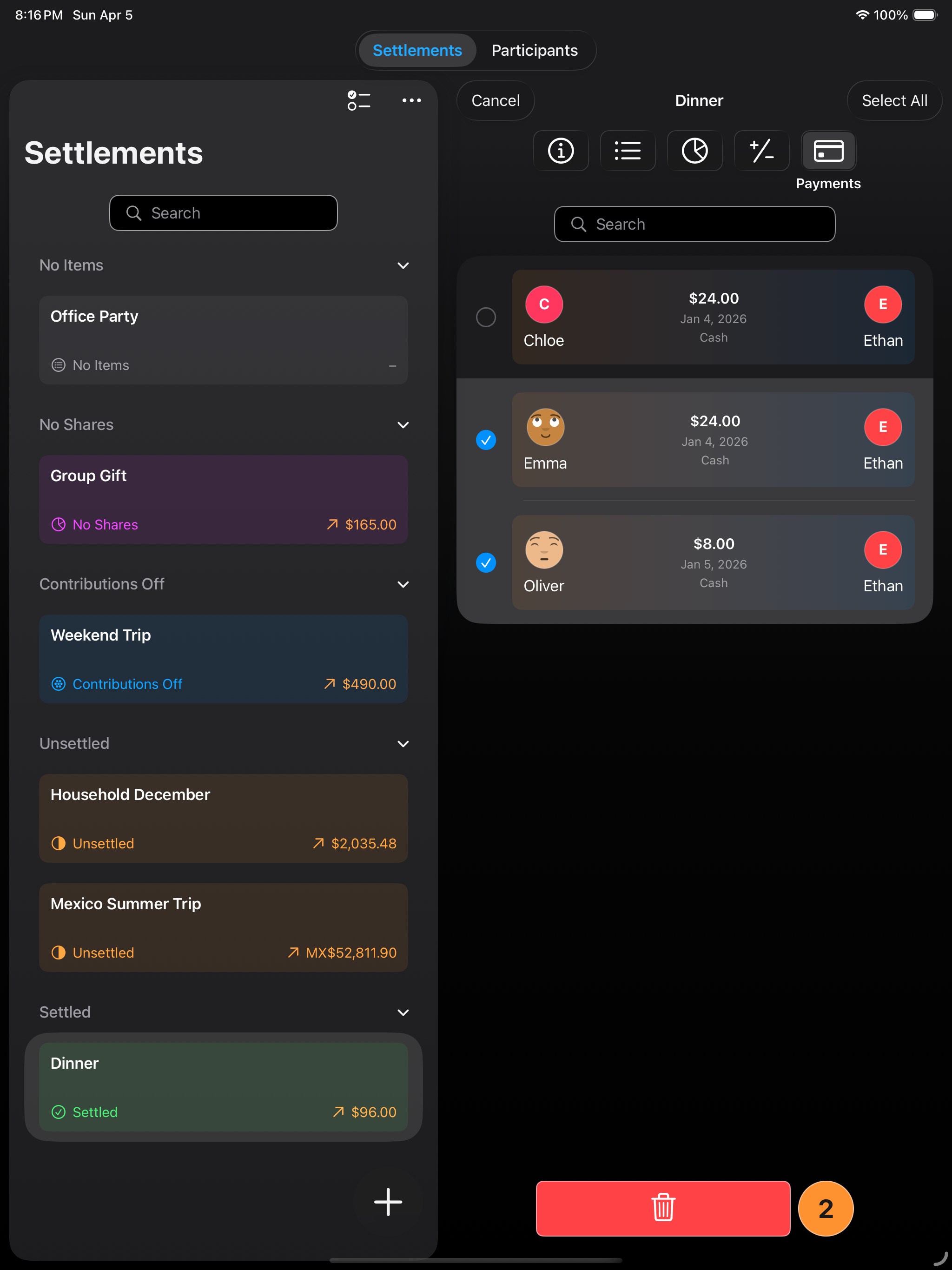 Settleasy: Expense Splitter screenshot 23