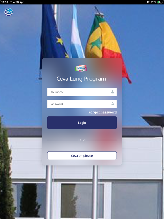 Ceva Lung Program iPad screenshot