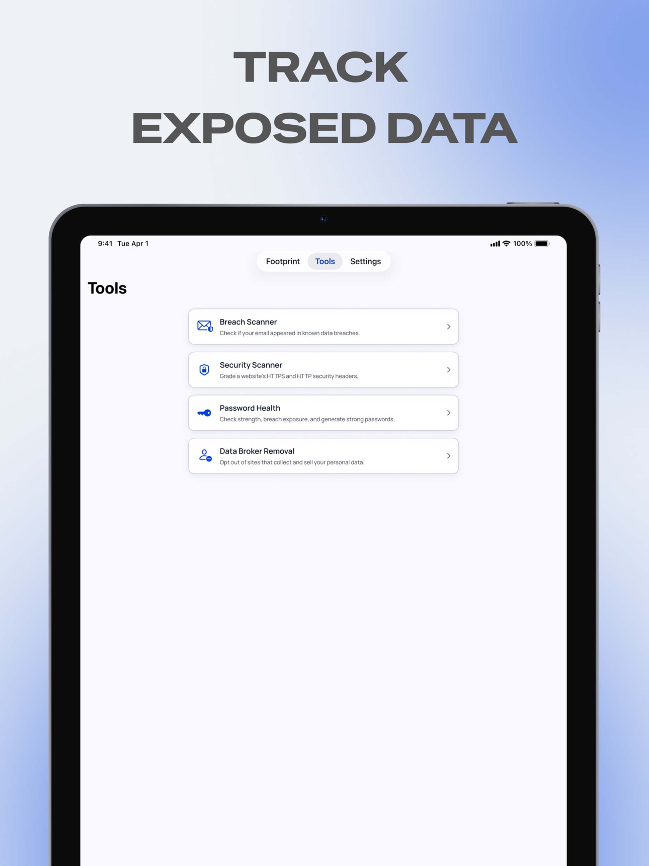Screenshot 5 of Exposure Guard Privacy Scanner