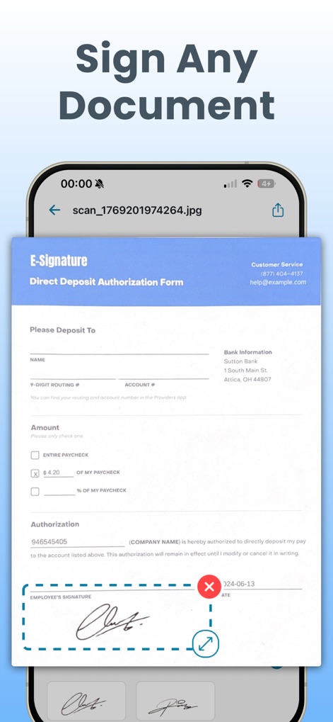 eSigns PDF: Signature Scanner - Business App | MWM