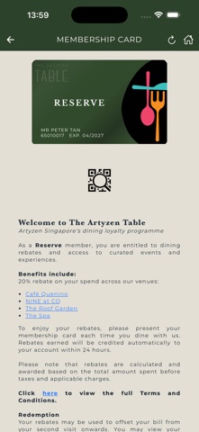 The Artyzen Table screenshot