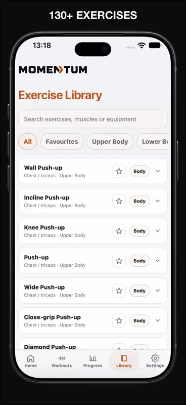 MOMENTUM: Home Workouts screenshot 5 of 6