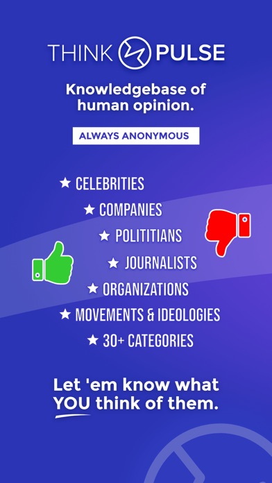 ThinkPulse iPhone screenshot 1 - Social Networking app
