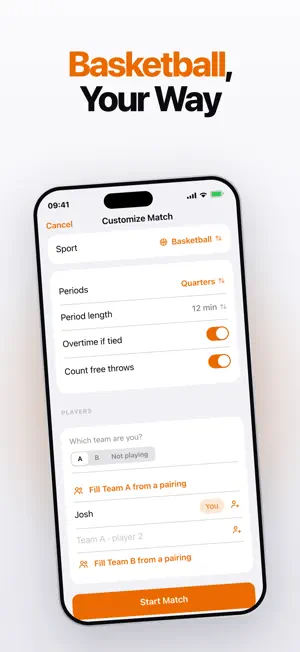 Basketball Game Scoreboard screenshot 3