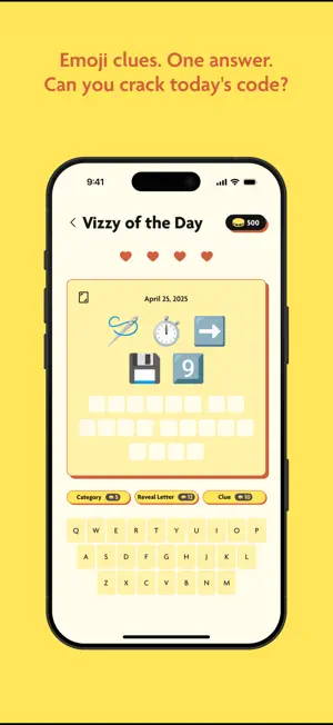 Vizzy: Emoji Puzzle Word Game screenshot 2