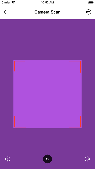 iQuickScan QR Screenshot