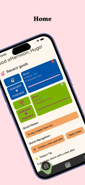 Pensuo: Goal Mate screenshot 2