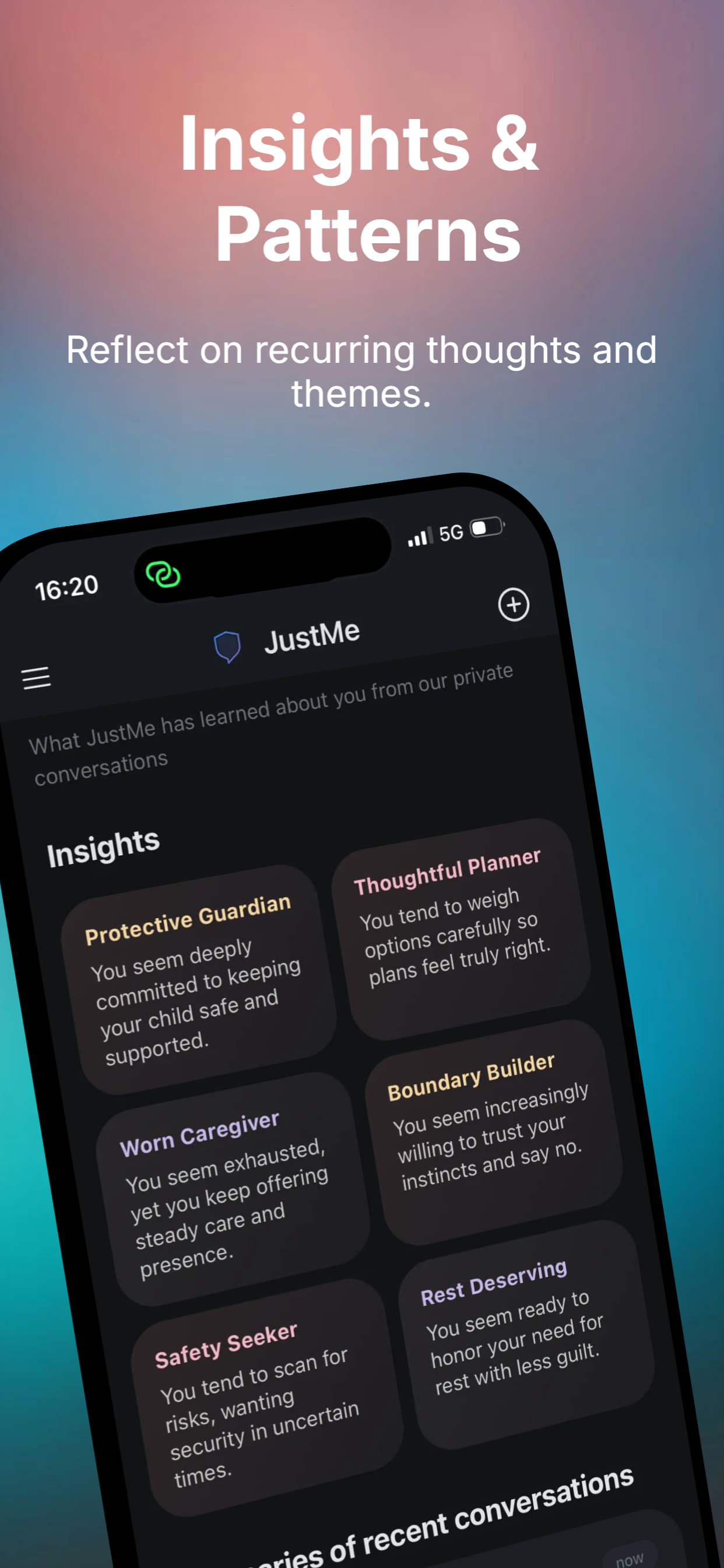 JustMe: private AI chat