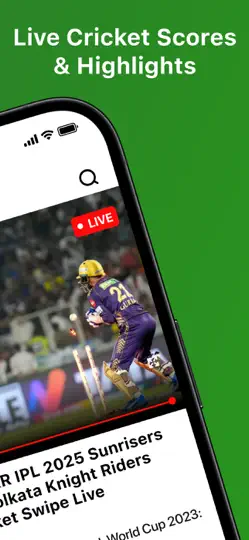 Captura de pantalla de ProCricket: Live Scores, Stats en iPhone 2