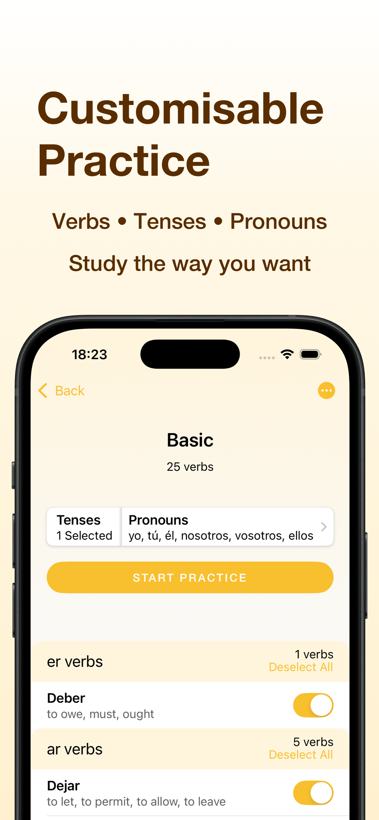 Conjuu - Spanish Conjugation screenshot 4