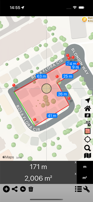 Area & Distance - Map Measure Screenshot 6 of 7