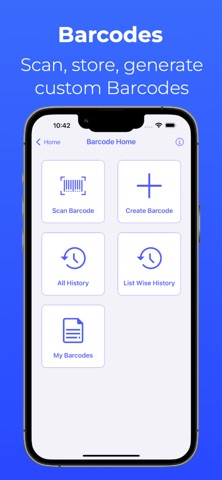 Scan All: QR Barcode NFCs Docs iPhone screenshot