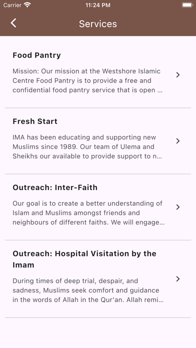 West Shore Islamic Centre Screenshot