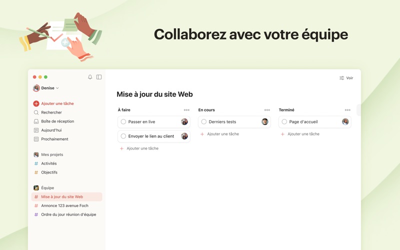 Screenshot #3 pour Todoist – to do list et agenda