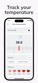 Fever & Temperature Tracker screenshot