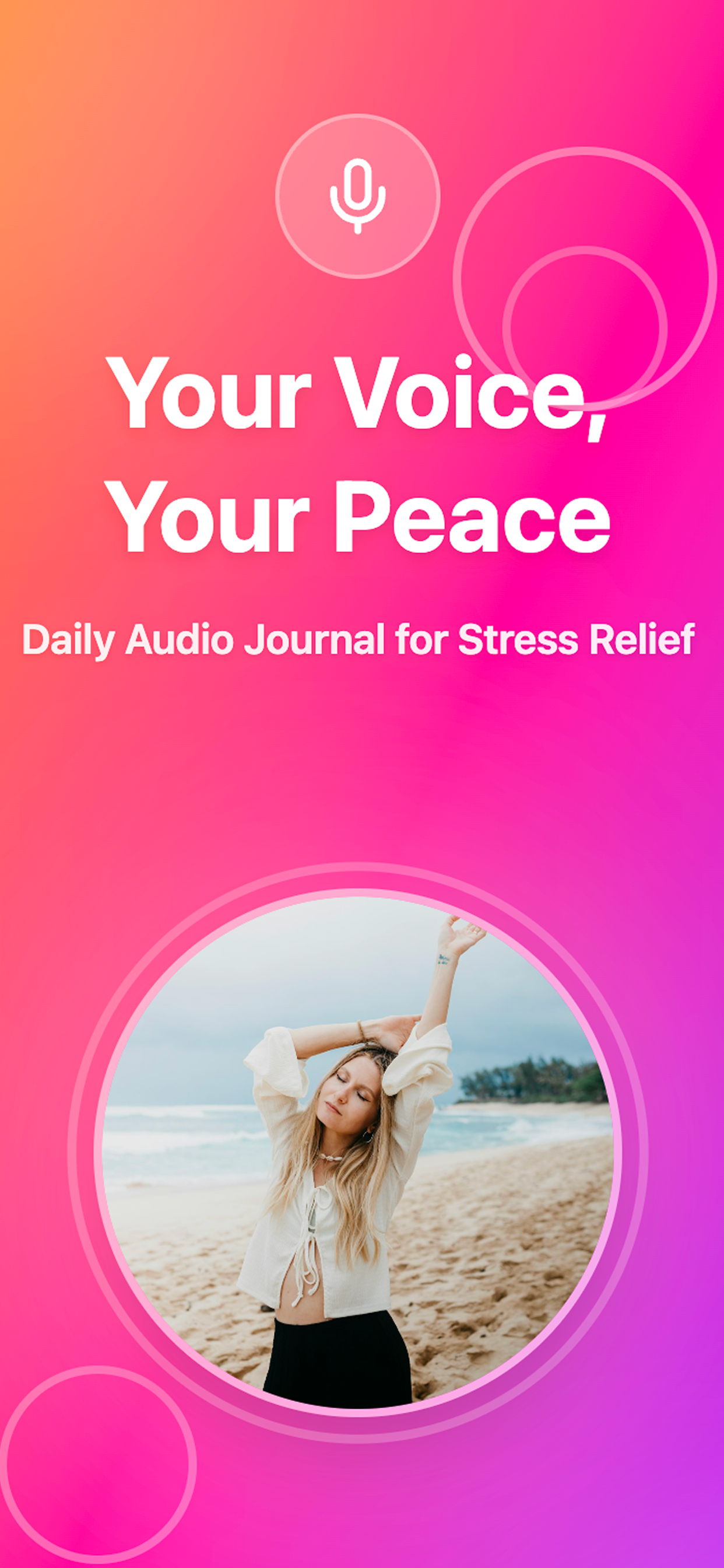 Calm Wave: daily audio journal screenshot 4