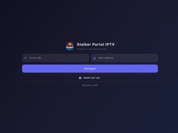 Stalker Portal IPTV iPad screenshot