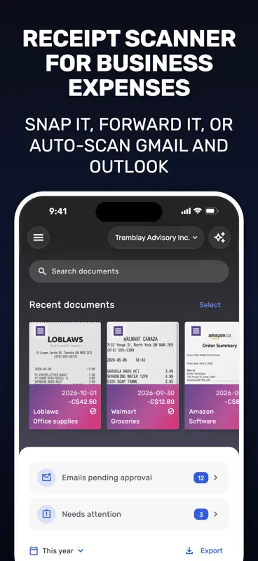SparkReceipt: Receipt Scanner screenshot 1 of 8