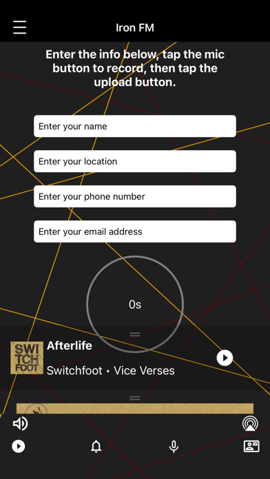 Iron FM iPhone screenshot 4 - Entertainment app