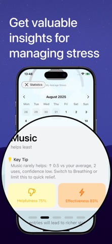 Stress tracker & diary: Calmi Screenshot 3 of 3