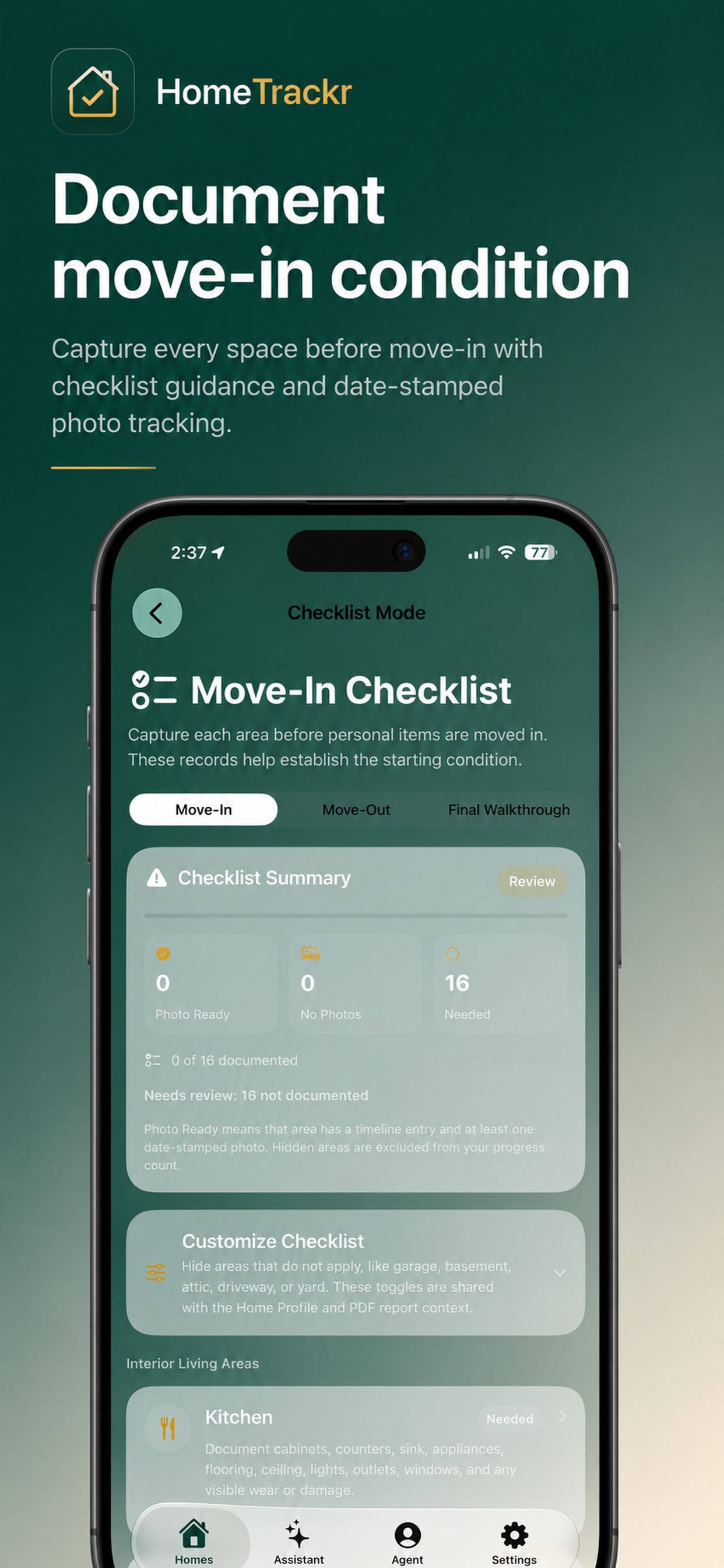 HomeTrackr: Home Log screenshot 3