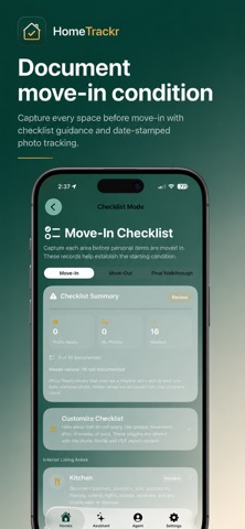HomeTrackr: Home Log screenshot