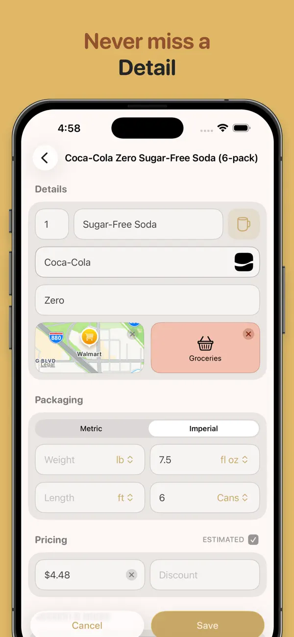 Screenshot #2 pour ShopPad: Shopping Tracker