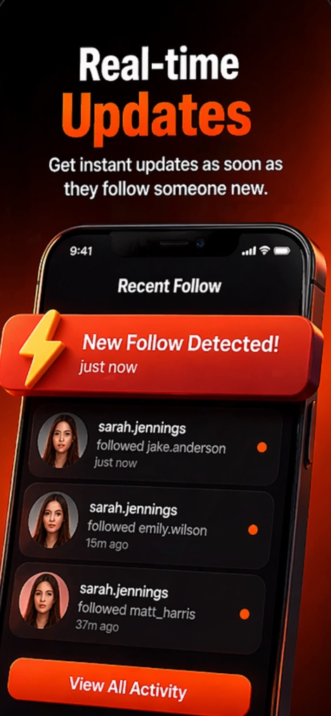 Recent Follow Tracker Catch IG - App de Redes sociales | MWM