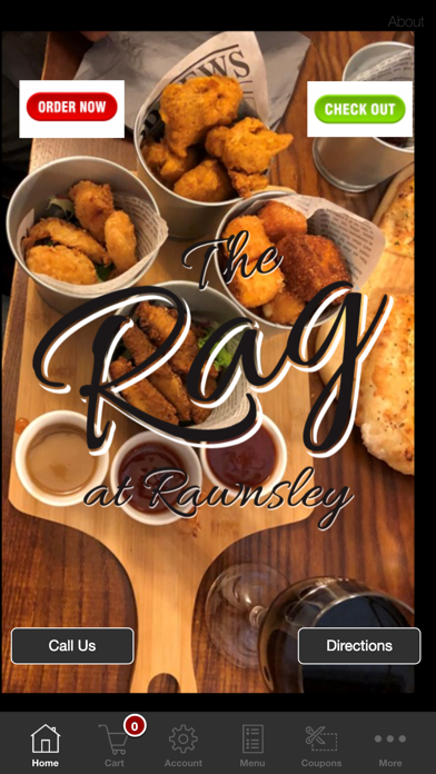 Rag Ordering app screenshot