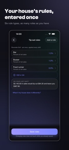 Cashout: Server Tip Tracker Screenshot 3 of 6