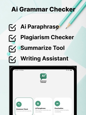 Grammar Checker : AI Writing iPad screenshot