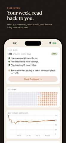 Drop2: Jazz Guitar Ear Trainer Screenshot 5 of 10