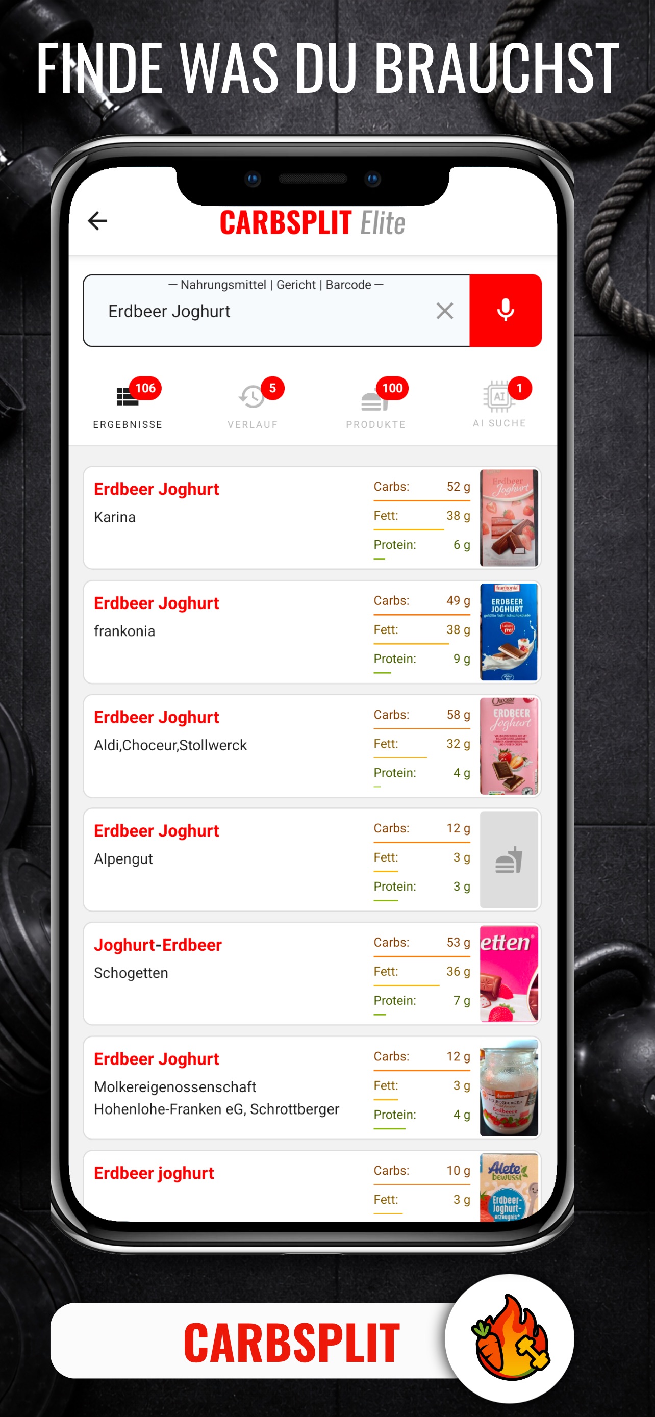 Screenshot 2 of CARBSPLIT