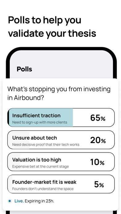 Misfits: Invest in startups Screenshot