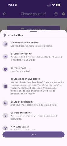 Word Finder Delight Screenshot 10 of 10