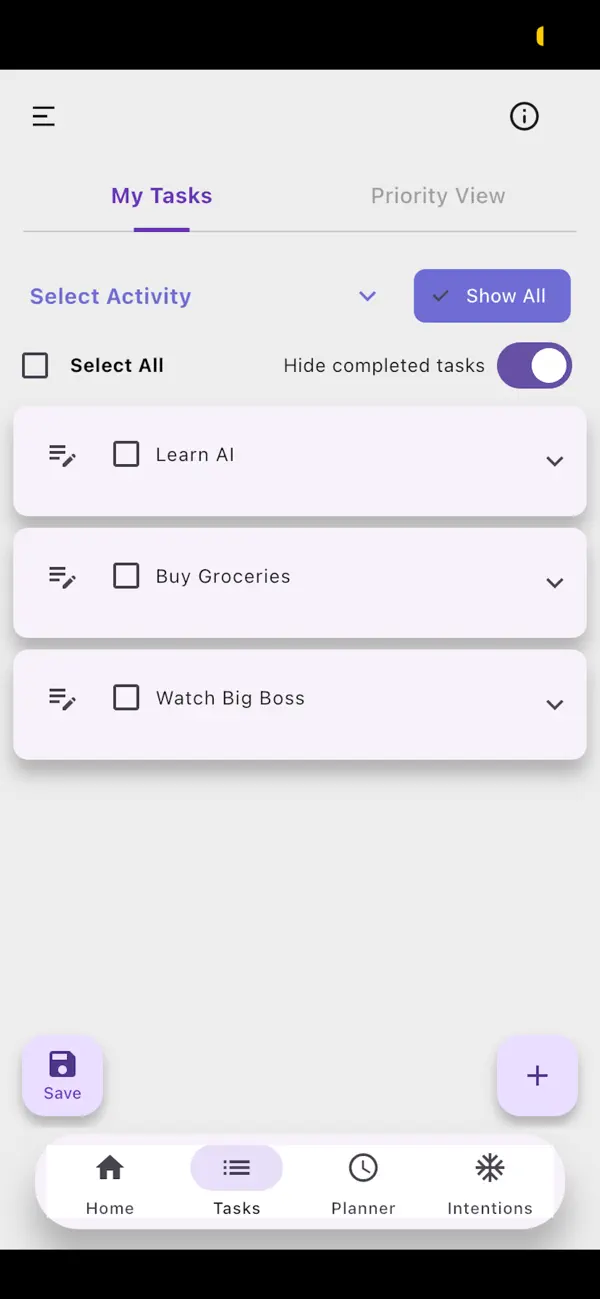 #5. Task Time Master (iOS) Ved: Syamlal Krishnan