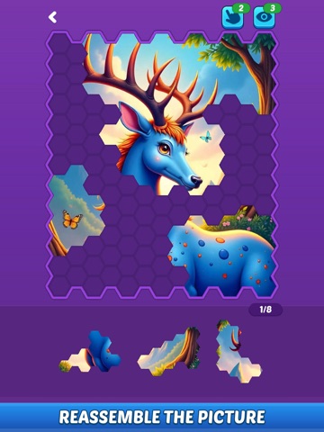 Hexa Jigsaw: Art Puzzles iPad screenshot
