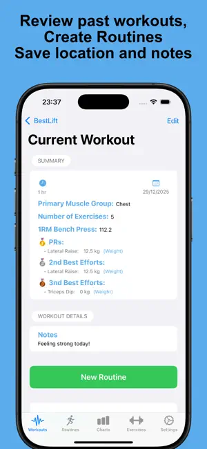 BestLift - Track Your Workouts screenshot 2