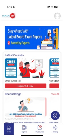 Oswaal App Screenshot 3 of 10