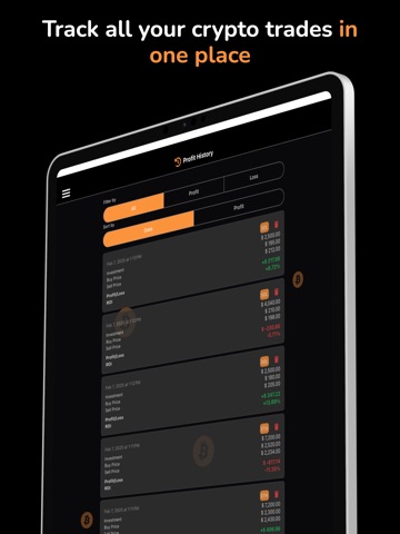Crypto Profit Calculator Plus iPad screenshot