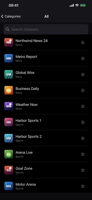 ZapStream M3U & Xtream Player screenshot 3