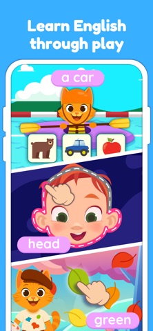 Bolo - learn english for kids iPhone screenshot
