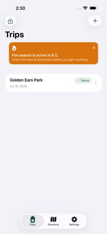 ParkPack BC screenshot