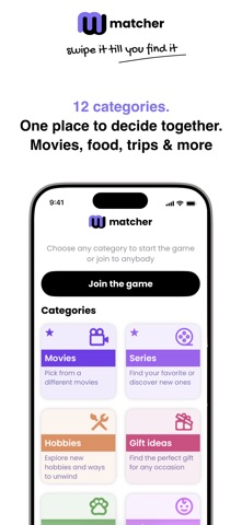 Matcher - Decide Together Screenshot 1 of 4