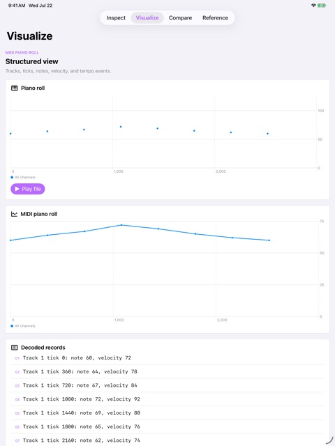 Midiary: MIDI File Studio screenshot 4