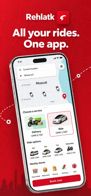 Rehlatk - Taxi & Delivery screenshot 4