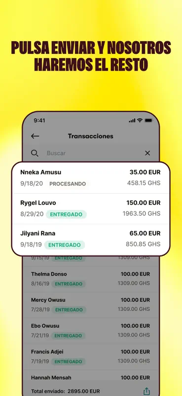 Sendwave: enviar dinero rápido screenshot 5 of 7