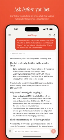 AskSharp: Betting Copilot Screenshot 1 of 5